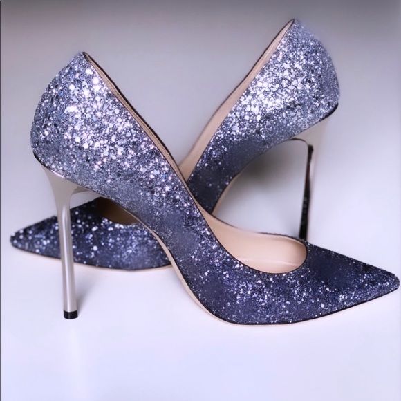 Jimmy Choo Shoes - Jimmy Choo Romy Glitter Ombré Heels
